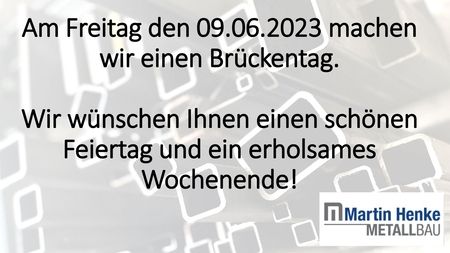 Brückentag Information